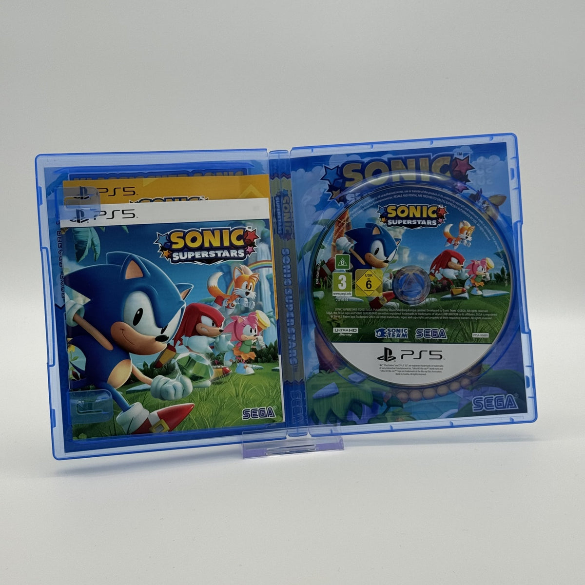 Sonic Superstars - Playstation 5 PS5 - CiB - PAL - Deutsch - Zustand Sehr Gut