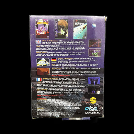 Space Control - Spiele Sammlung mit 3 Spielen - PC CD-ROM - Guter Zustand