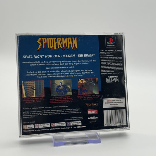 Spider-Man - Playstation PS1 Spiel - CiB - PAL - Deutsch - Zustand Sehr Gut