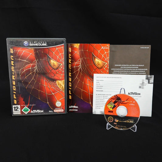 spiderman-2-nintendo-gamecube-spiel-cib-pal-deutsch-gebraucht-2 - Utopia Collectibles