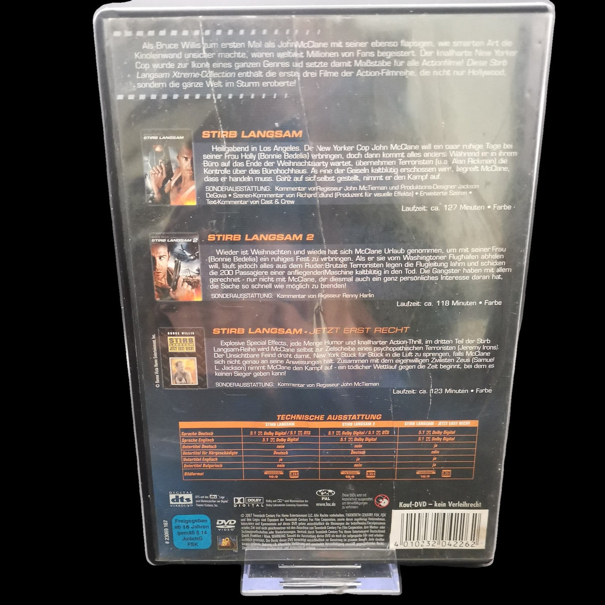 Stirb Langsam - 3-Disc-Set (Stirb Langsam 1-3) - Action - DVD - Film - Gebraucht