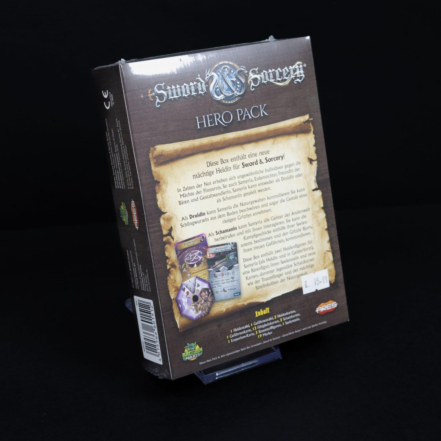 Sword & Sorcery - Brettspiel - Hero Pack Erweiterung - Samyria - Sealed - OVP