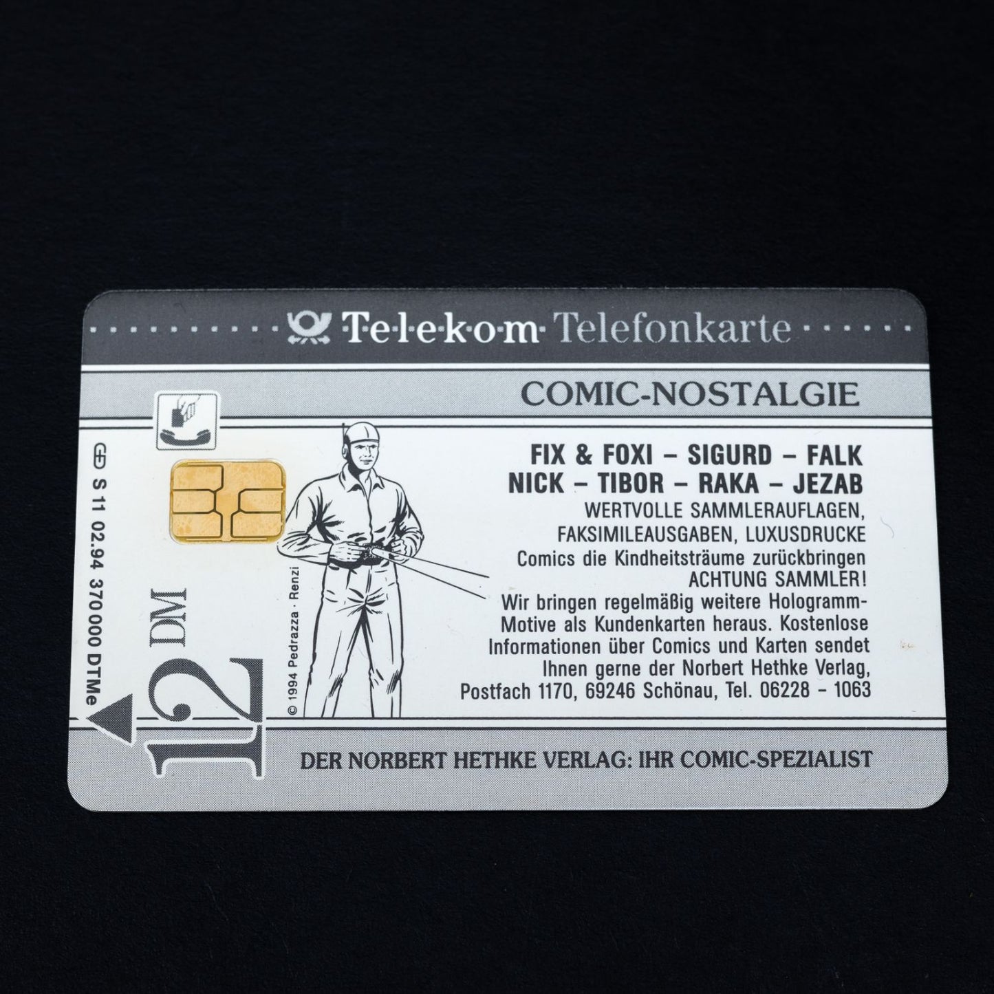 Telefonkarte - Comic Kunst: Fulgor - Motiv 21 HOLOGRAFISCH - S 11 02.94 370000