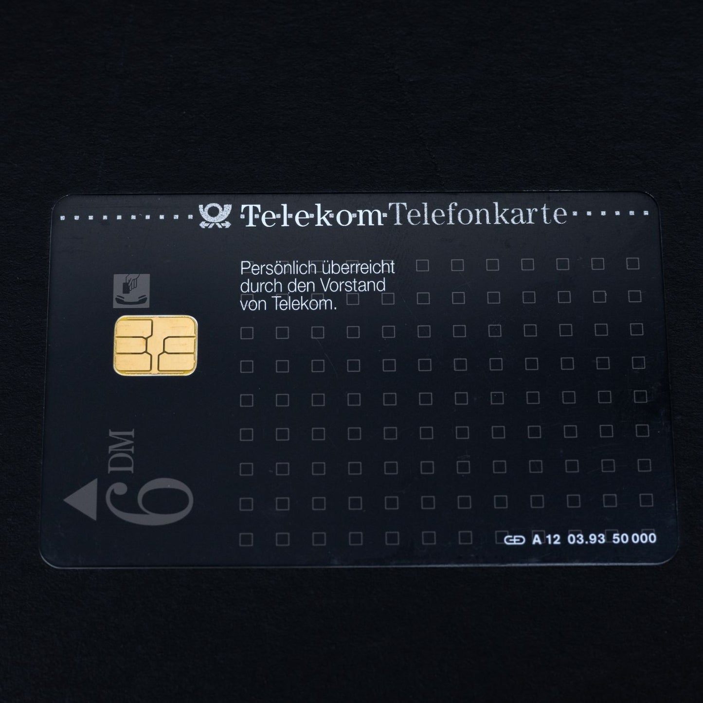 Telefonkarte - Holografische Karte - Telekom - A 12 03.93 50000 - Selten