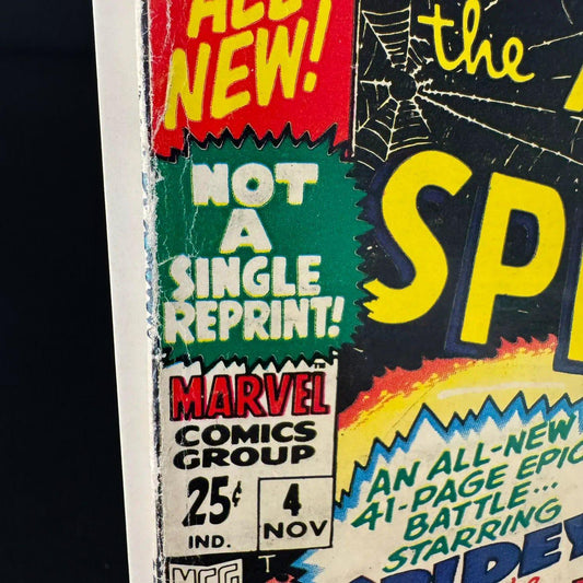 the-amazing-spider-man-king-size-special-comic-the-web-and-the-flame-1967-2 - Utopia Collectibles