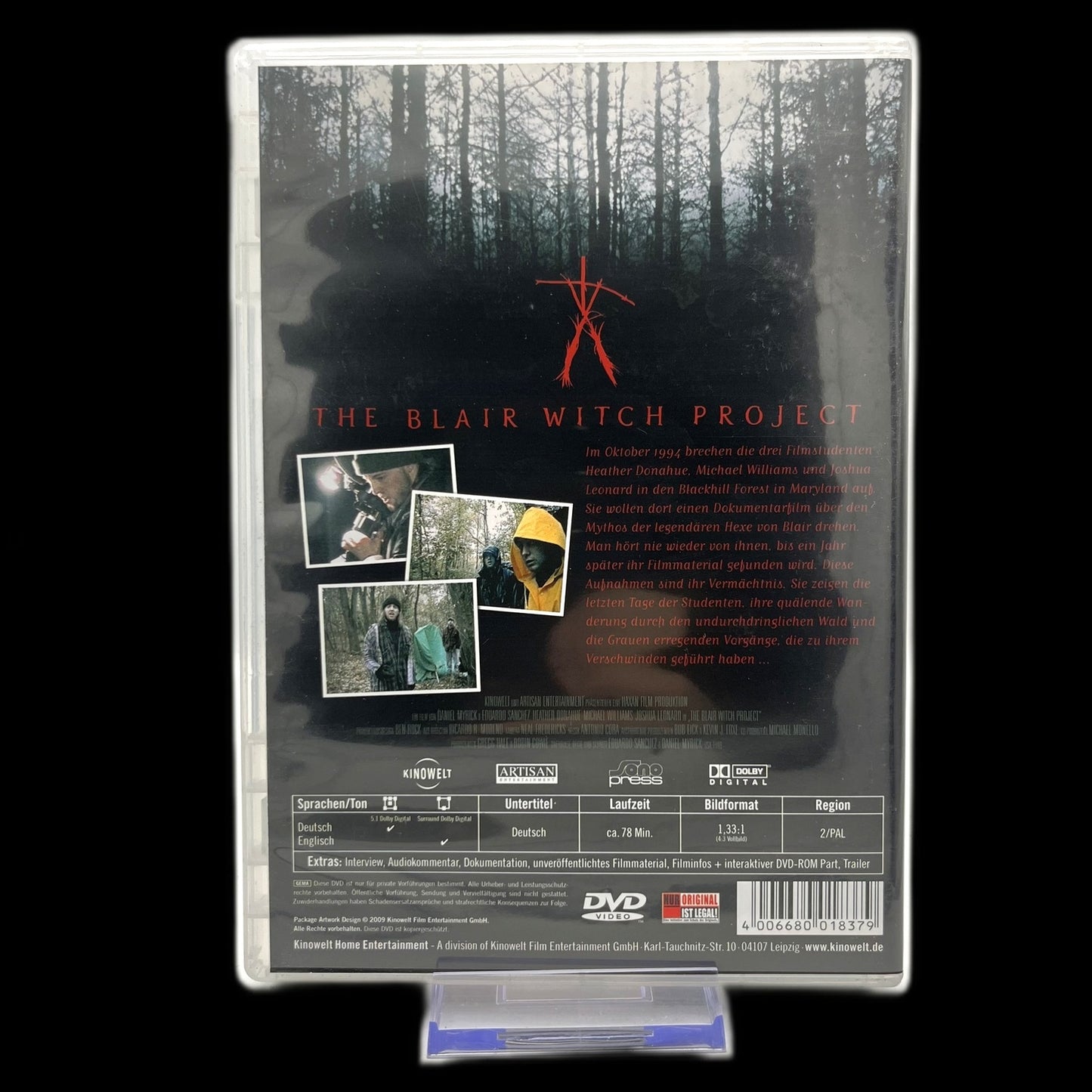 The Blair Witch Project - FSK 12 - Laufzeit ca. 78 Min - DVD - Film - Gebraucht