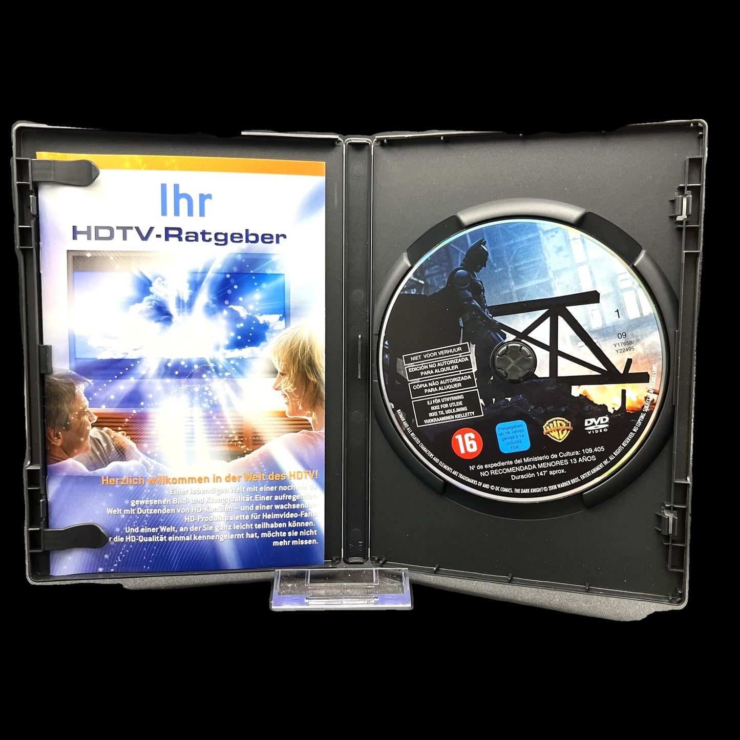 The Dark Knight - Batman - inkl. HDTV-Ratgeber Einleger - DVD - Film - Gebraucht