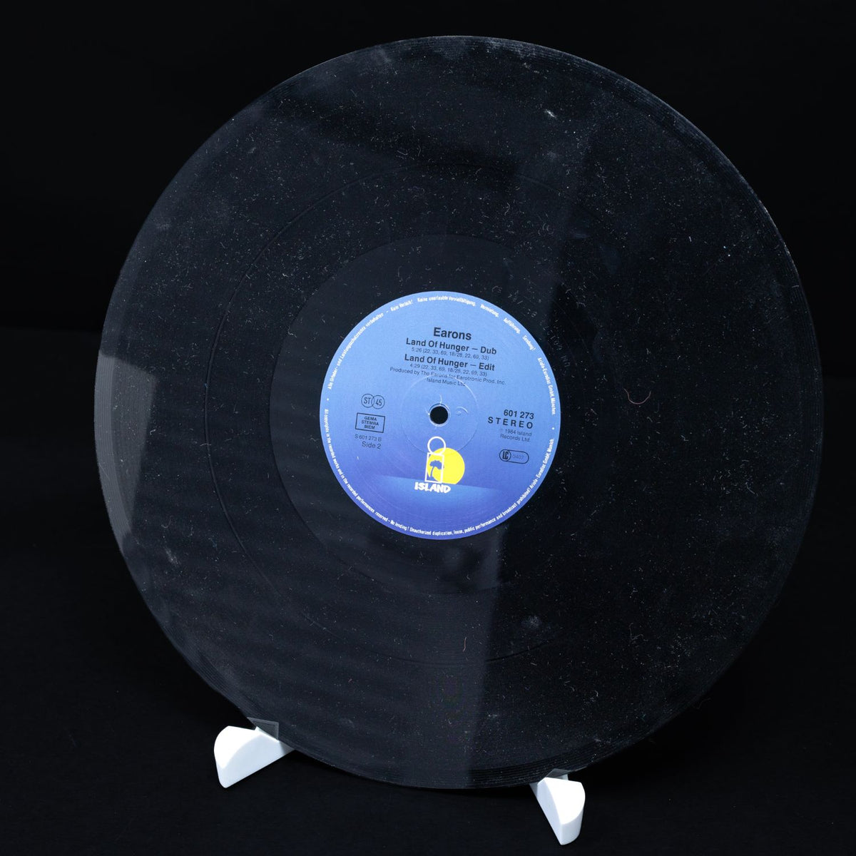 The Earons - Land Of Hunger - Vinyl 12'' Maxi-Single Schallplatte - VG+ / VG+