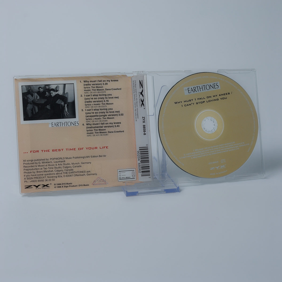 The Earthtones - Why Must I Fall on My Knees / I Can't Stop - CD - Gebraucht