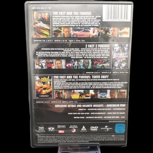 The Fast and the Furious - Fast & Furious - 3 Filme Set - DVD - Gebraucht