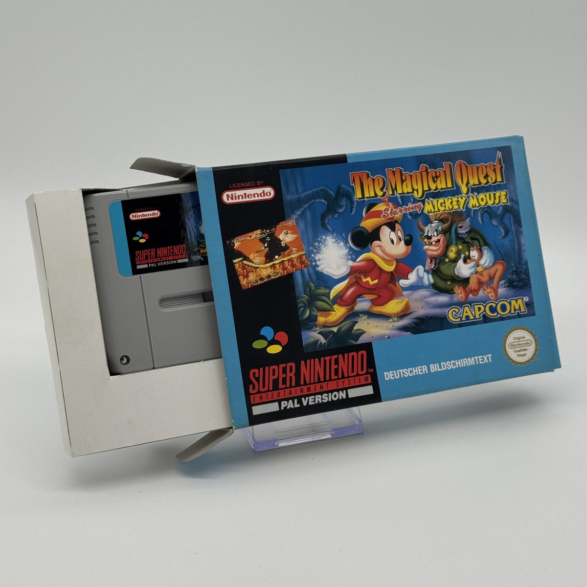 The Magical Quest Starring Mickey Mouse - SNES Spiel mit OVP - PAL - Zustand Gut