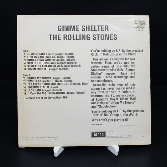 The Rolling Stones – Gimme Shelter - Vinyl LP Schallplatte - VG+ / VG