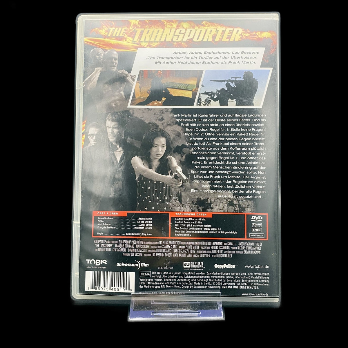 The Transporter - Gebrauchter Zustand - Action - DVD - Kampfkunst - Gebraucht