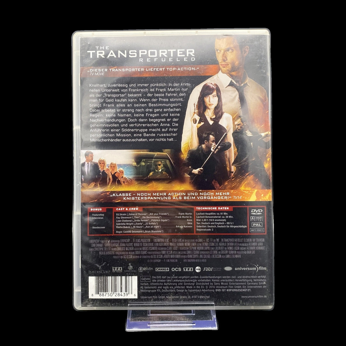 The Transporter Refueled - Transporter - Wendecover - Action - DVD - Gebraucht