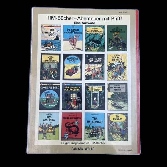Tim und Struppi - Der Sonnentempel - Hergé - Carlsen Verlag - 08/1980 - Deutsch