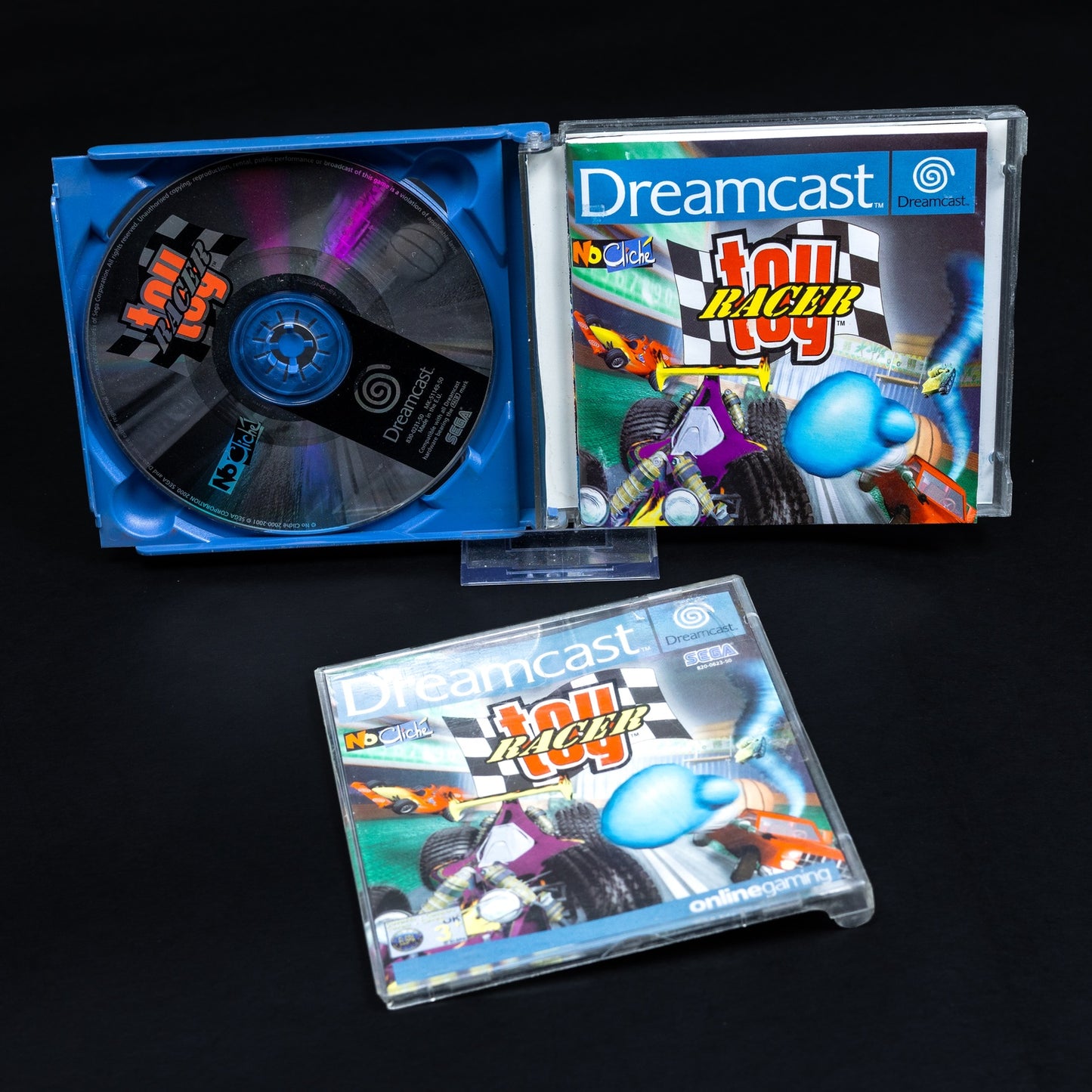 Toy Racer - Sega Dreamcast Spiel - CiB - Zustand Okay (Case beschädigt)