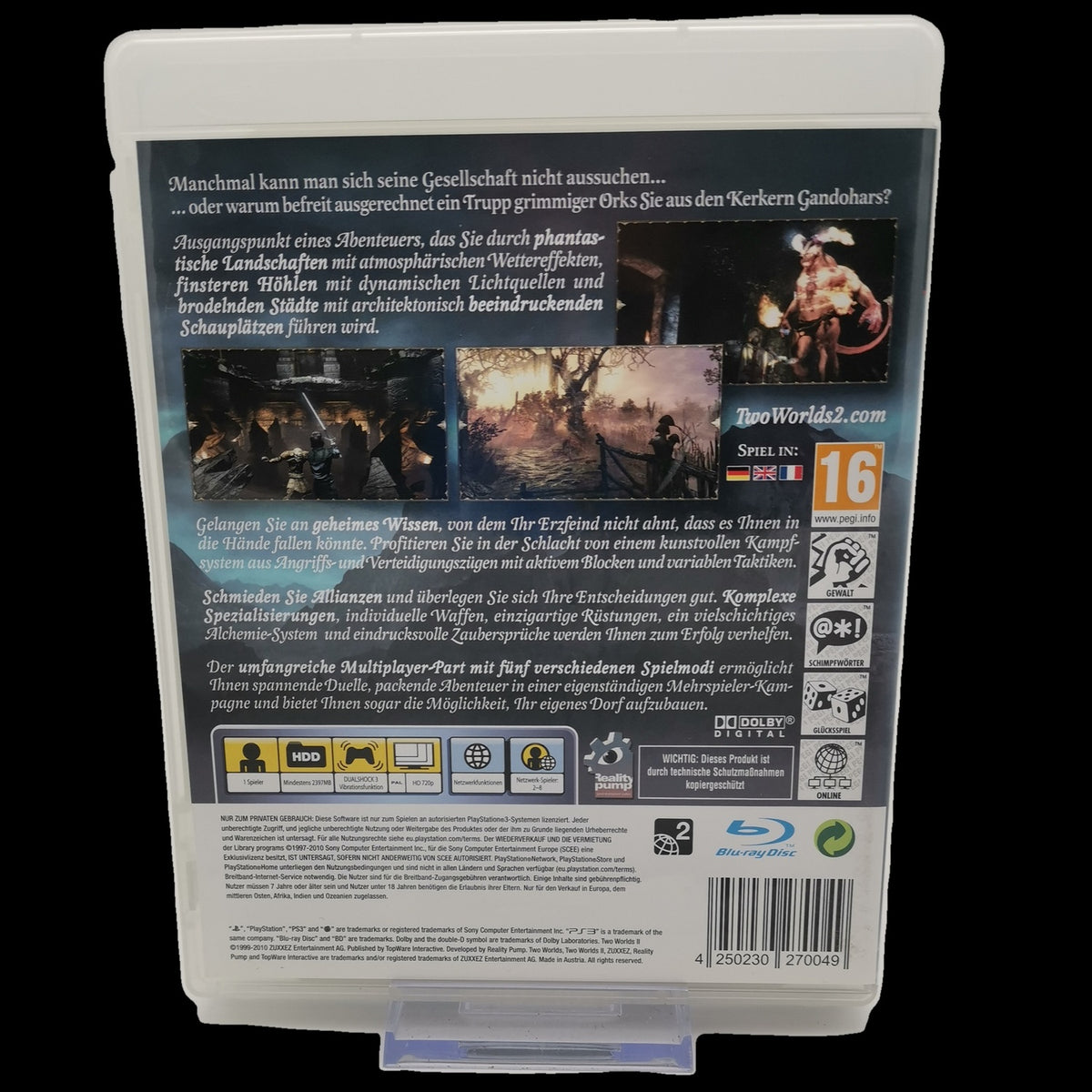 Two Worlds II - Playstation 3 - Rollenspiel - CiB - PAL - deutsch - Sehr gut