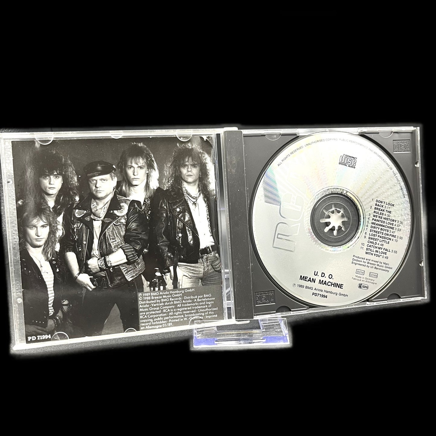 U.D.O - Mean Machine - Musik-CD - Metal - Album - 1989 - RCA - Gebraucht