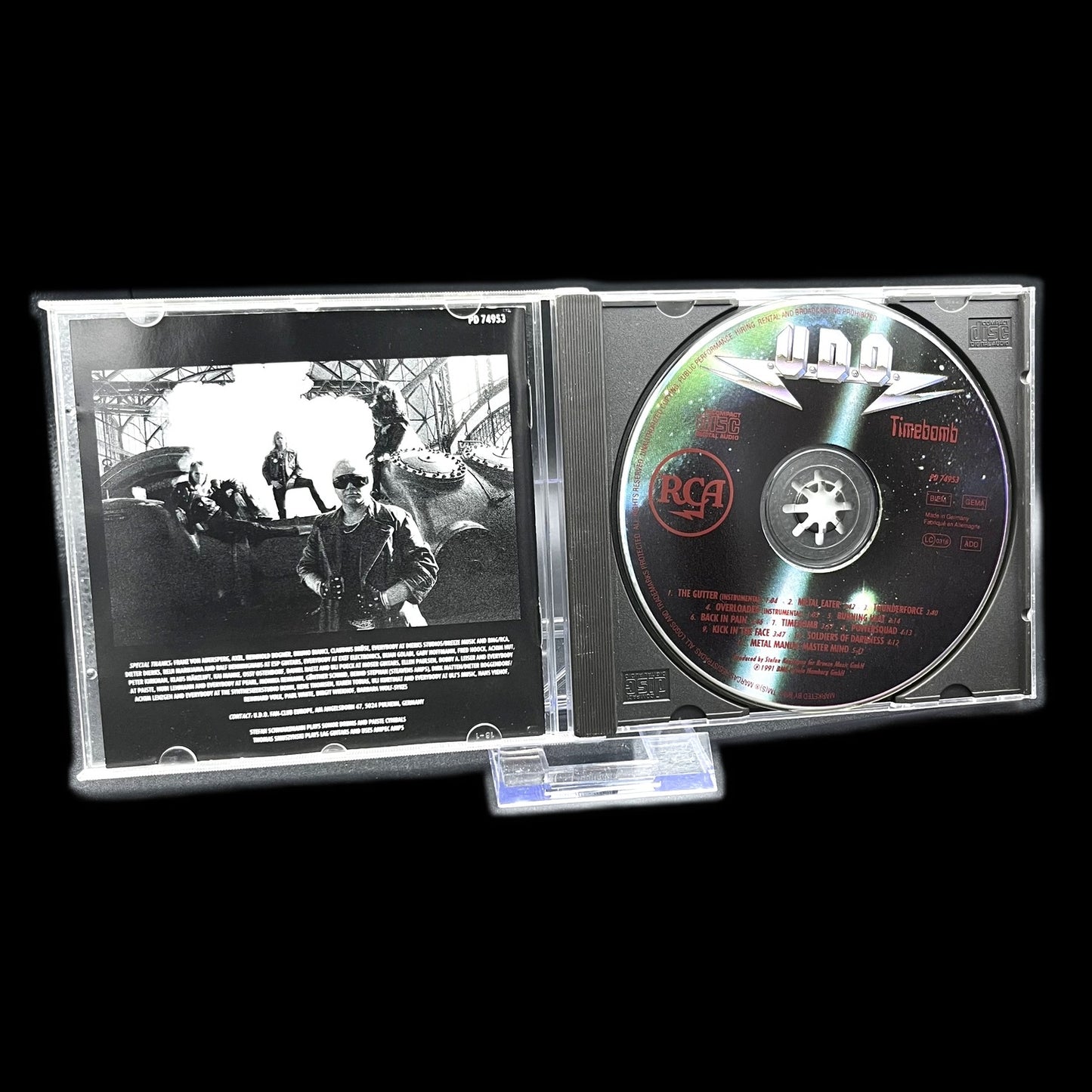 U.D.O - Timebomb - 1991 - Heavy Metal - Album - CD - BMG Ariola - Gebraucht