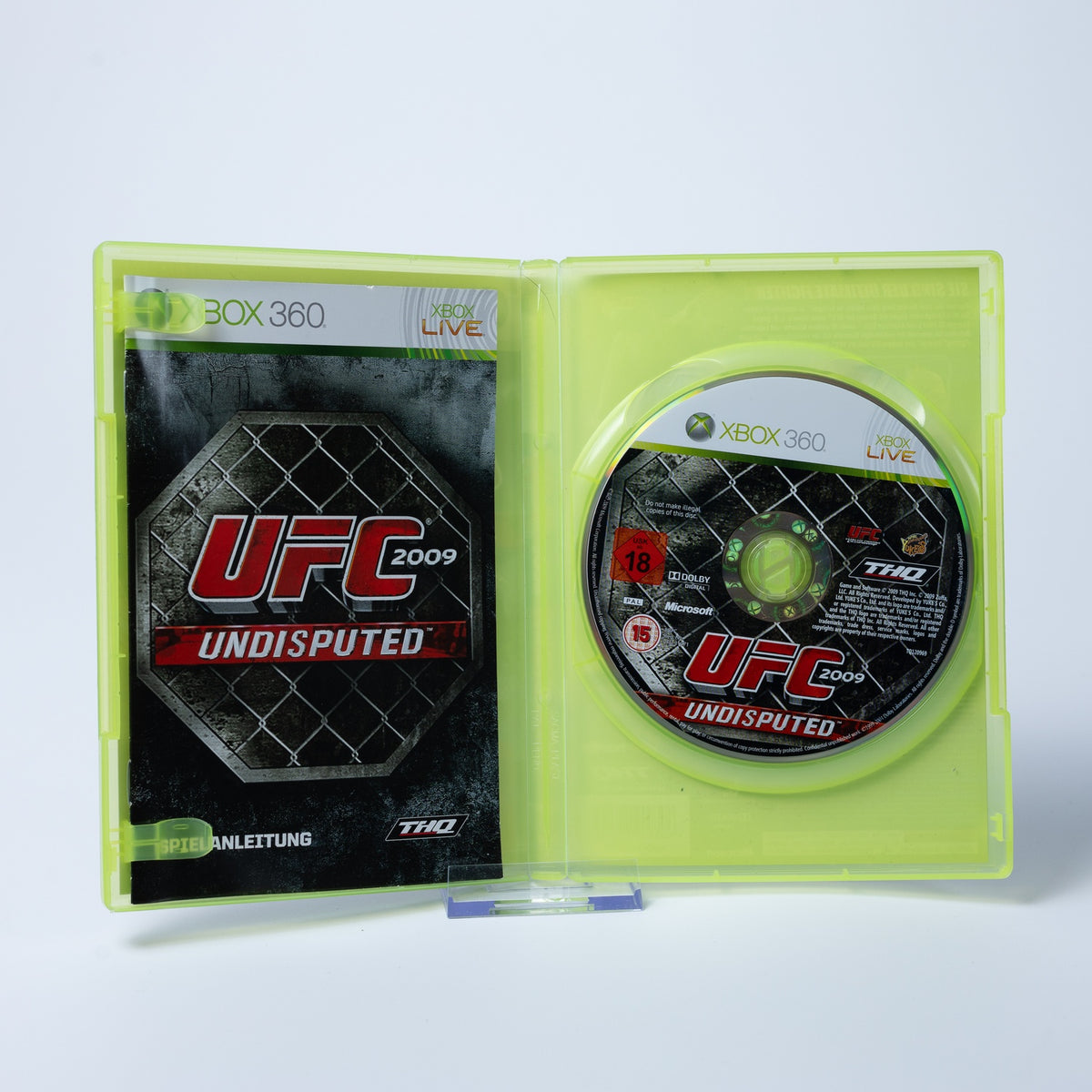 UFC 2009 Undisputed - XBOX 360 - PAL - Mit Anleitung - FSK 18 - Zustand Sehr Gut
