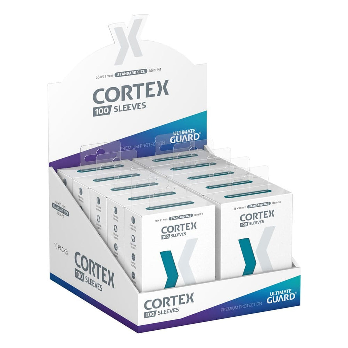 Ultimate Guard Cortex Sleeves Standard Size (100) - Petrol - Neu & OVP
