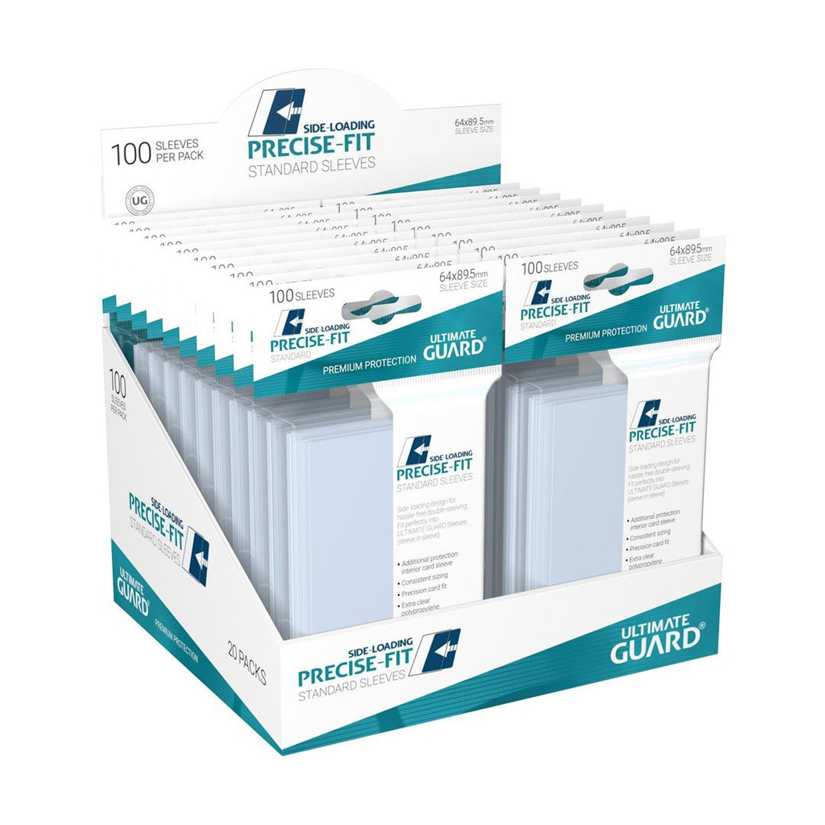 Ultimate Guard Precise-Fit Sleeves Standard Size (100) - Neu & OVP