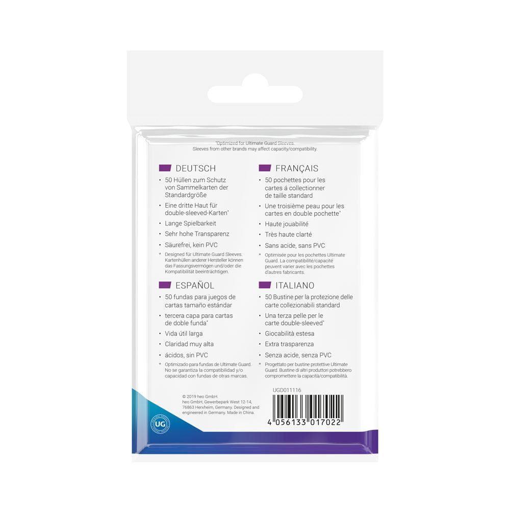 Ultimate Guard - Supreme UX 3rd Skin Outer Sleeves Standardgröße Clear (50)