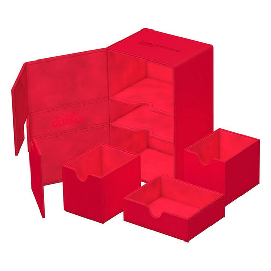 Ultimate Guard - Twin Flip`n`Tray 160+ XenoSkin Monocolor - Rot