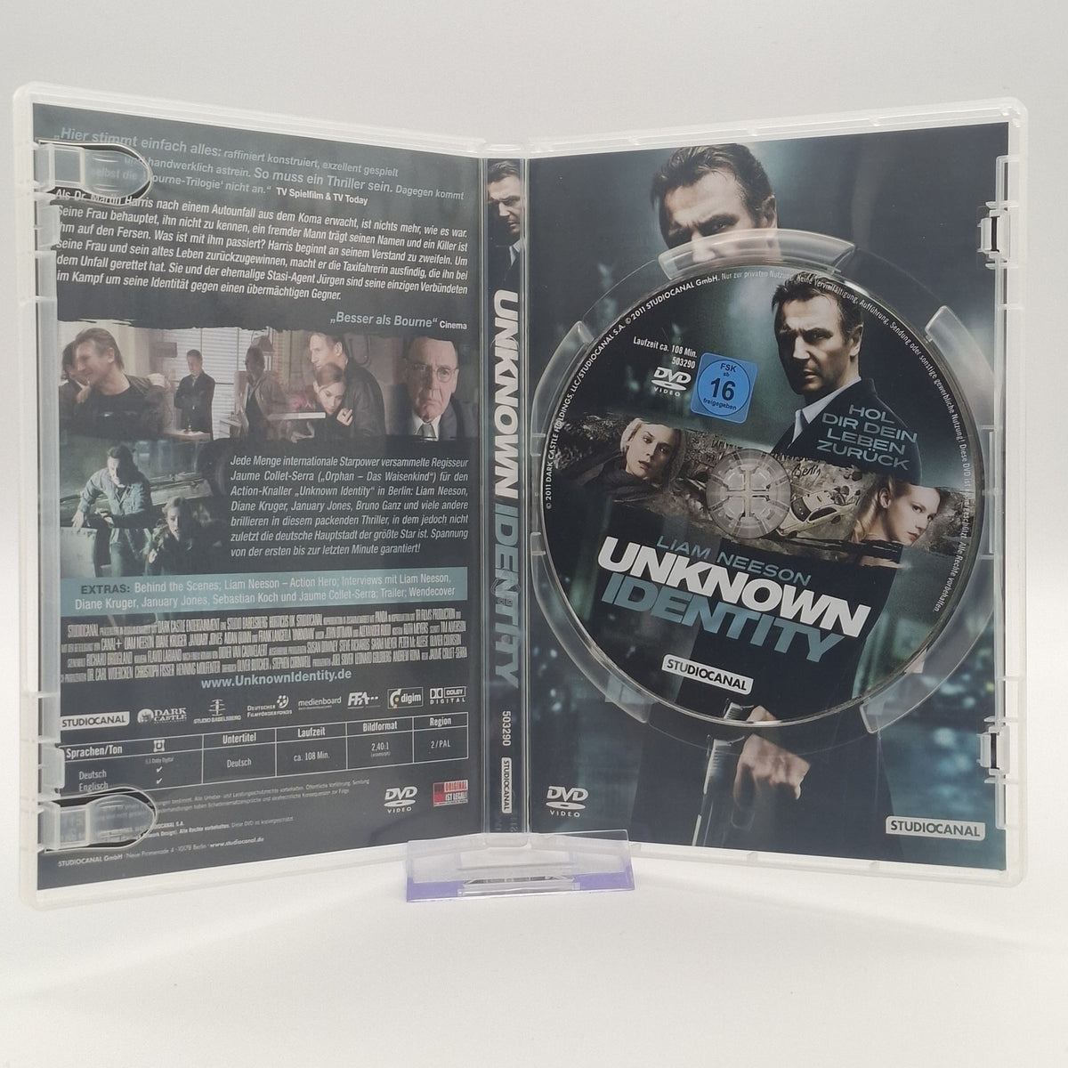 Unknown Identity - Liam Neeson - 2011 - DVD - Wendecover - Zustand Sehr Gut