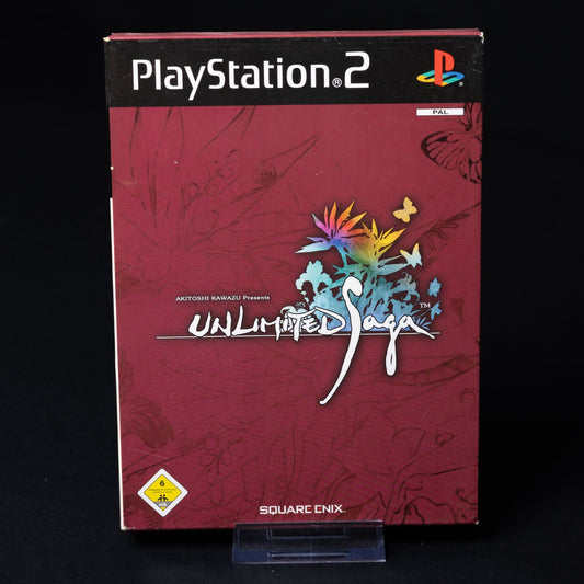 Unlimited Saga - Playstation 2 PS2 - PAL - CiB im Pappschuber mit Anleitung
