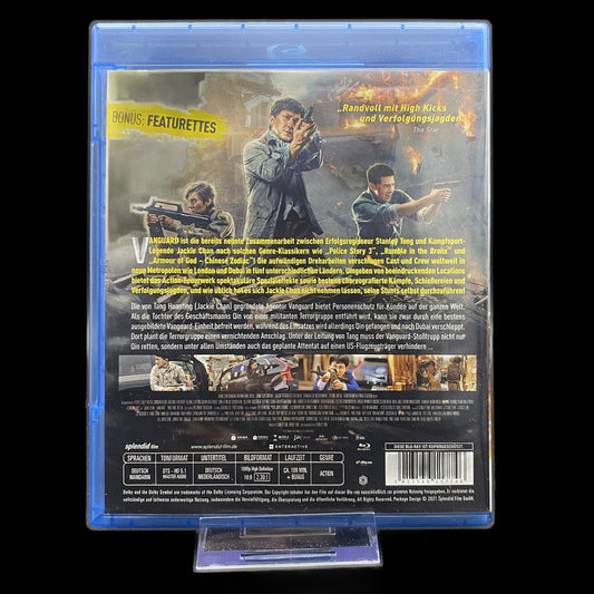 Vanguard - Jackie Chan - Wendecover ohne FSK-Logo - Action - Blu-Ray - Gebraucht