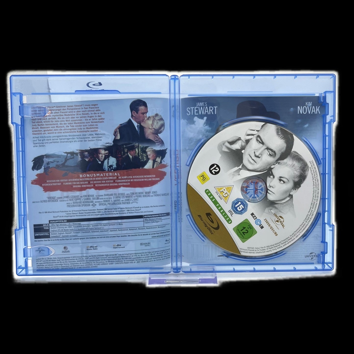 Vertigo - Alfred Hitchcock - Blu-Ray - Thriller & Mystery - Film - Gebraucht