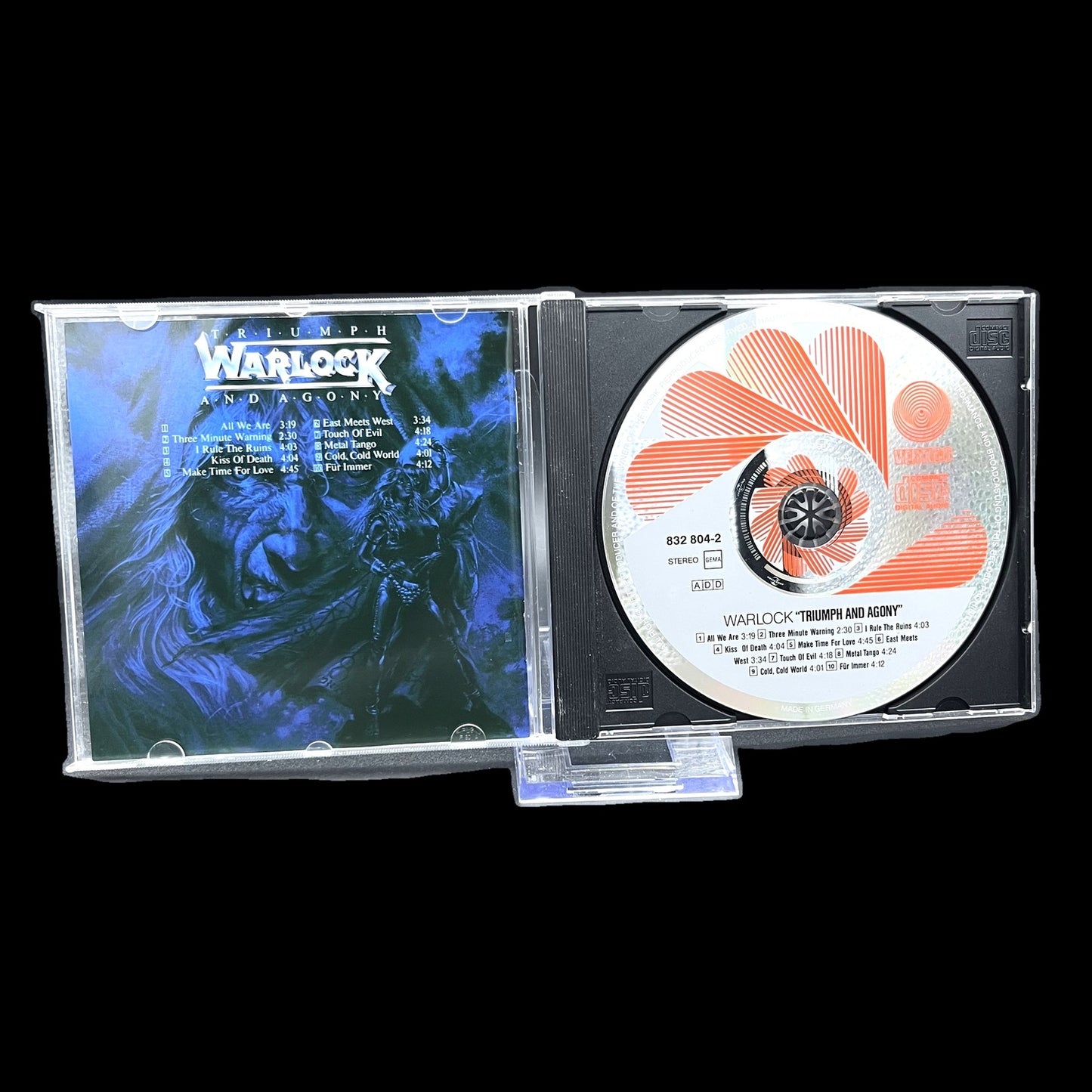 Warlock - Triumph and Agony - 1987 - CD - Heavy Metal Album - Gebraucht