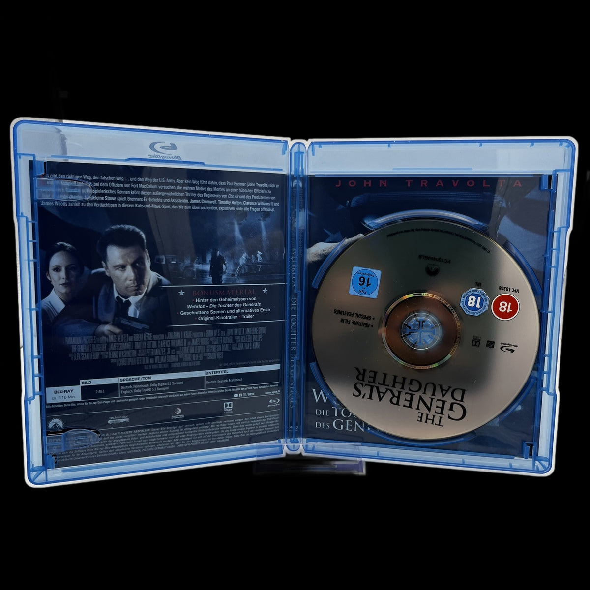 Wehrlos - Die Tochter des Generals - Bonusmaterial - Blu-Ray - Gebraucht