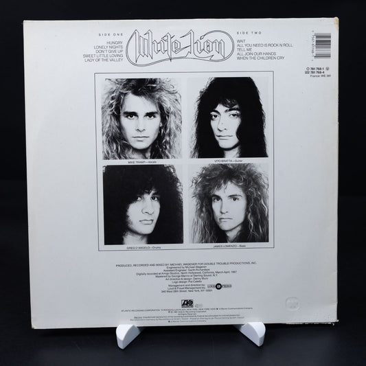 White Lion – Pride - Vinyl LP 12'' Schallplatte - NM / VG+