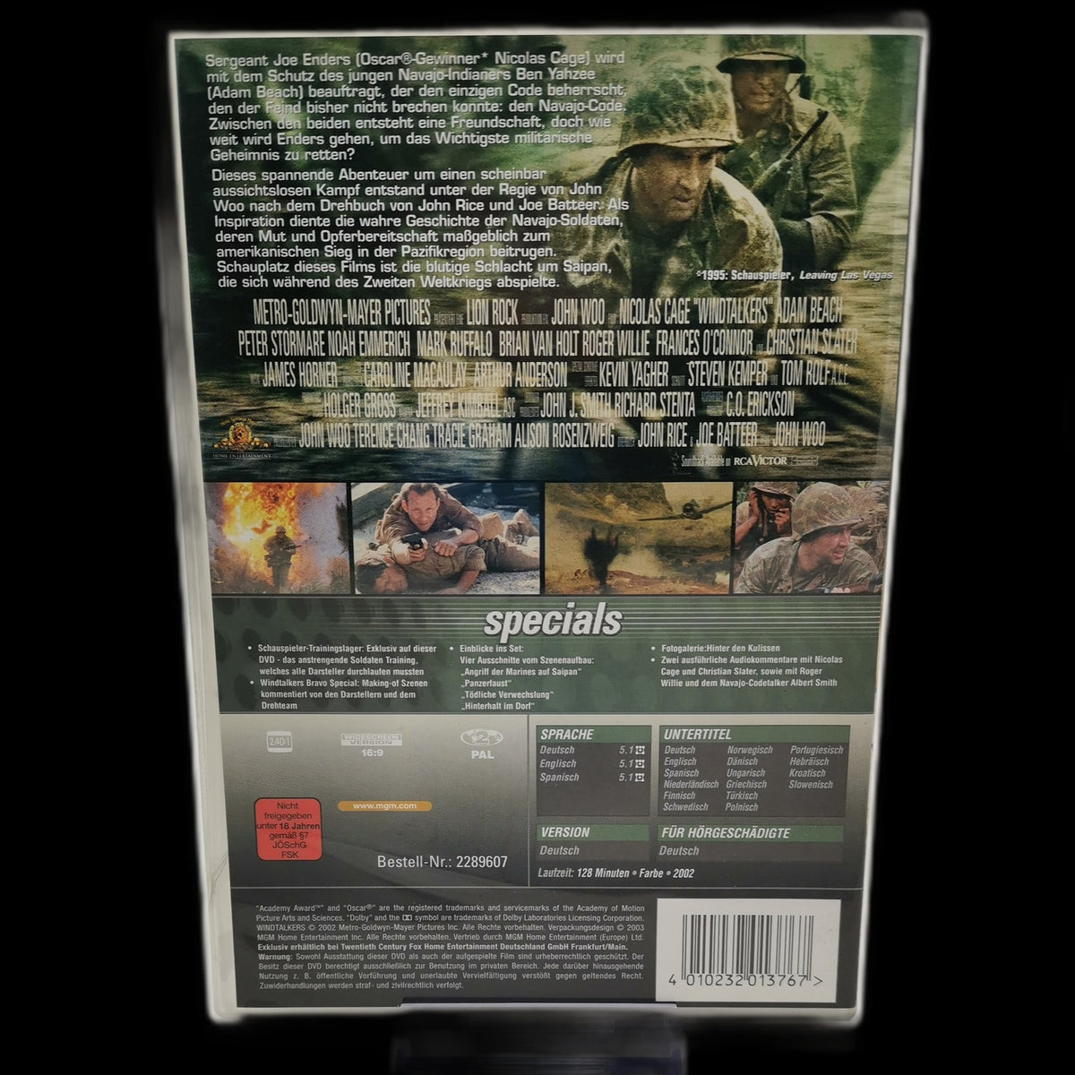 Windtalkers - Ungekürzte Original Kinofassung - DVD - Leichte Gebrauchsspuren