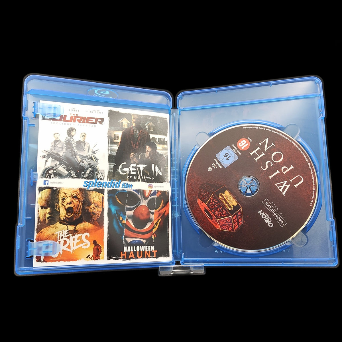 Wish Upon - Werbeflyer innenliegend - Horror - Blu-Ray - Film - Gebraucht