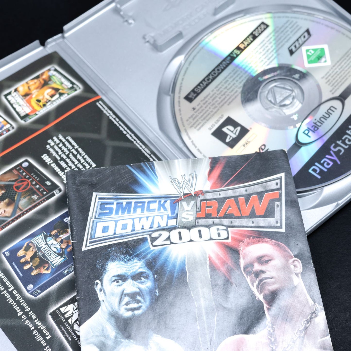 WWE Smackdown vs RAW 2006 - Playstation 2 PS Platinum PAL - CiB - Zustand Gut