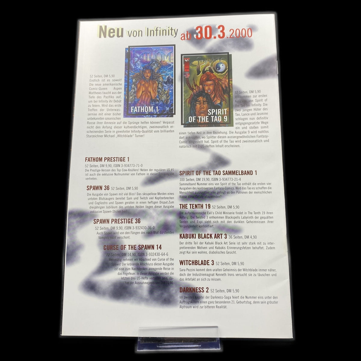 Die Prozessen - Heft #10 - 2000 - Infinity Verlag - Deutsch - Farbig - Sehr gut