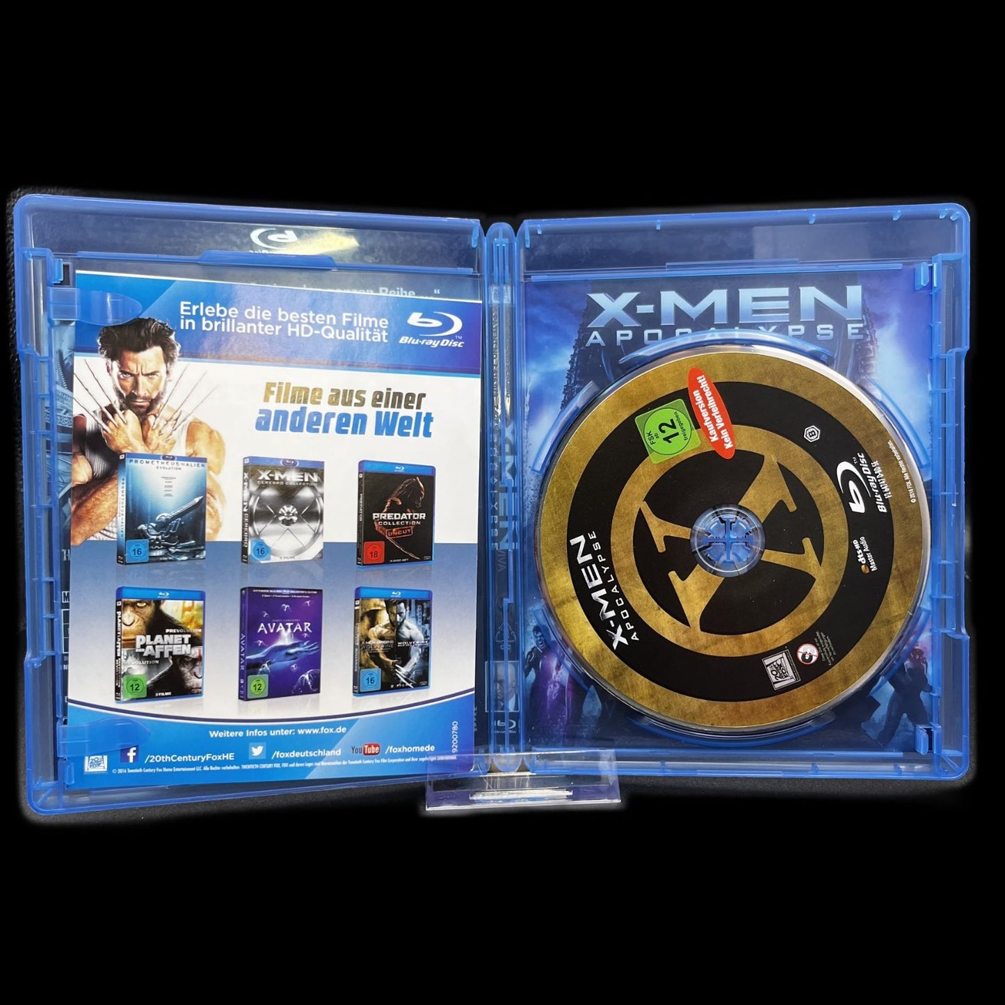 X-Men Apocalypse - Marvel - Jennifer Lawrence - Blu-Ray - Top Zustand
