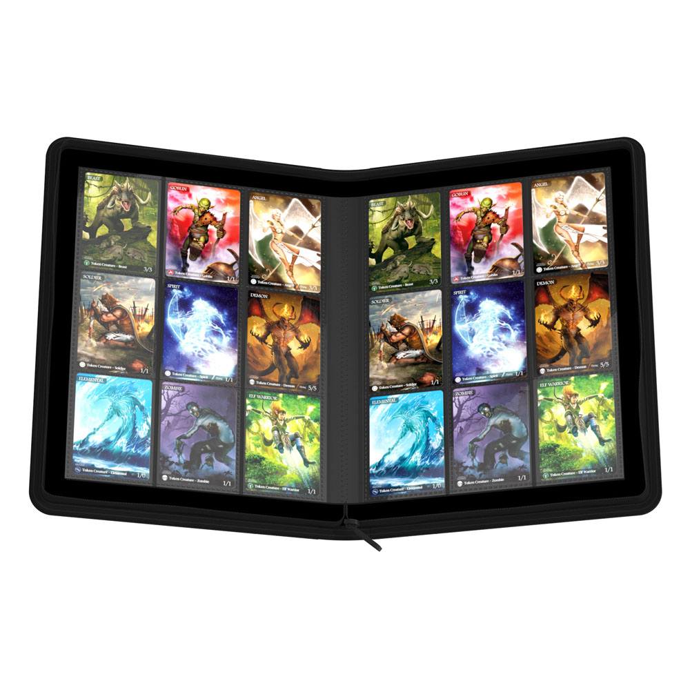 Ultimate Guard - Zipfolio 360 - 18-Pocket Sammelordner mit Reßverschluss Schwarz