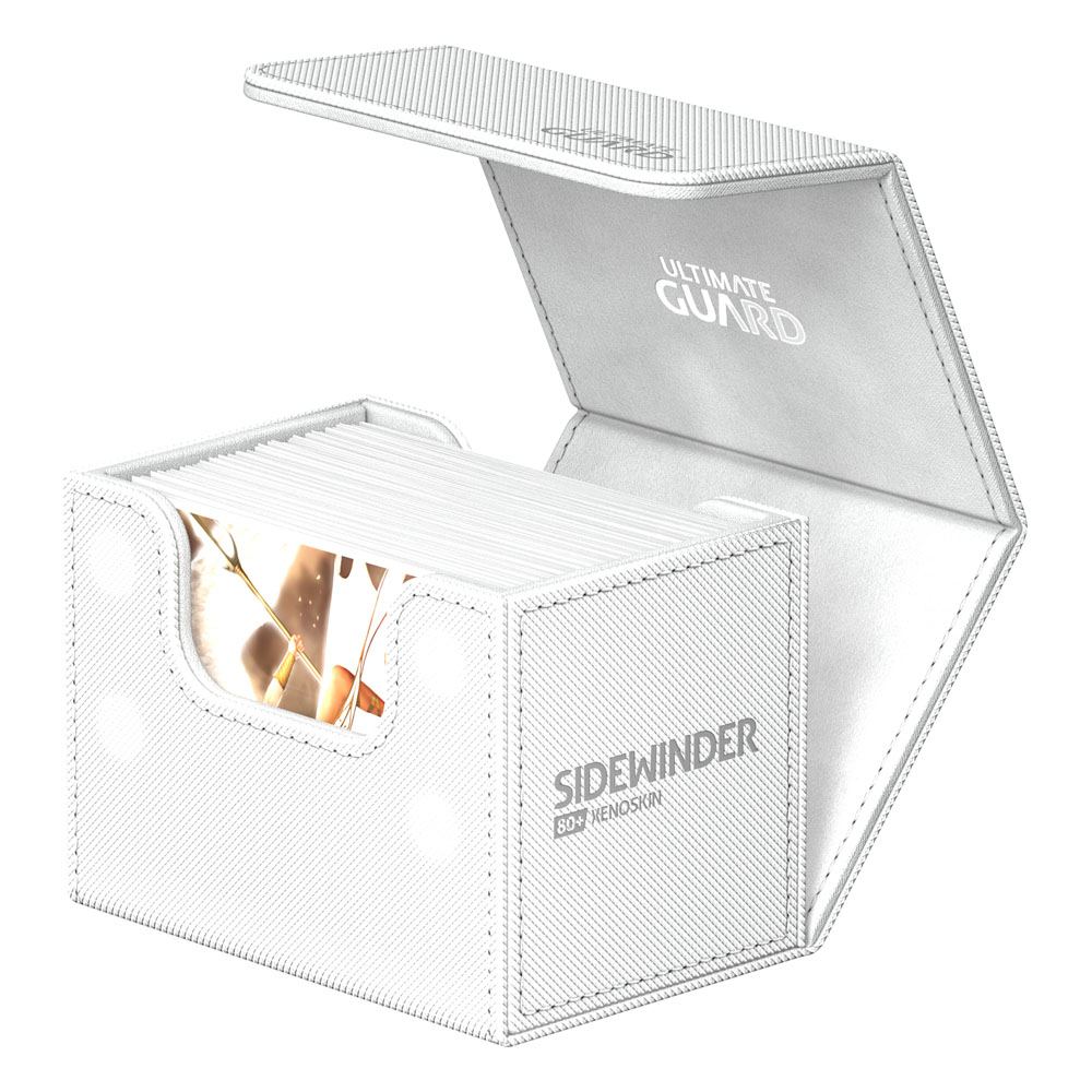 Ultimate Guard Sidewinder 80+ XenoSkin Monocolor Deckbox Weiß