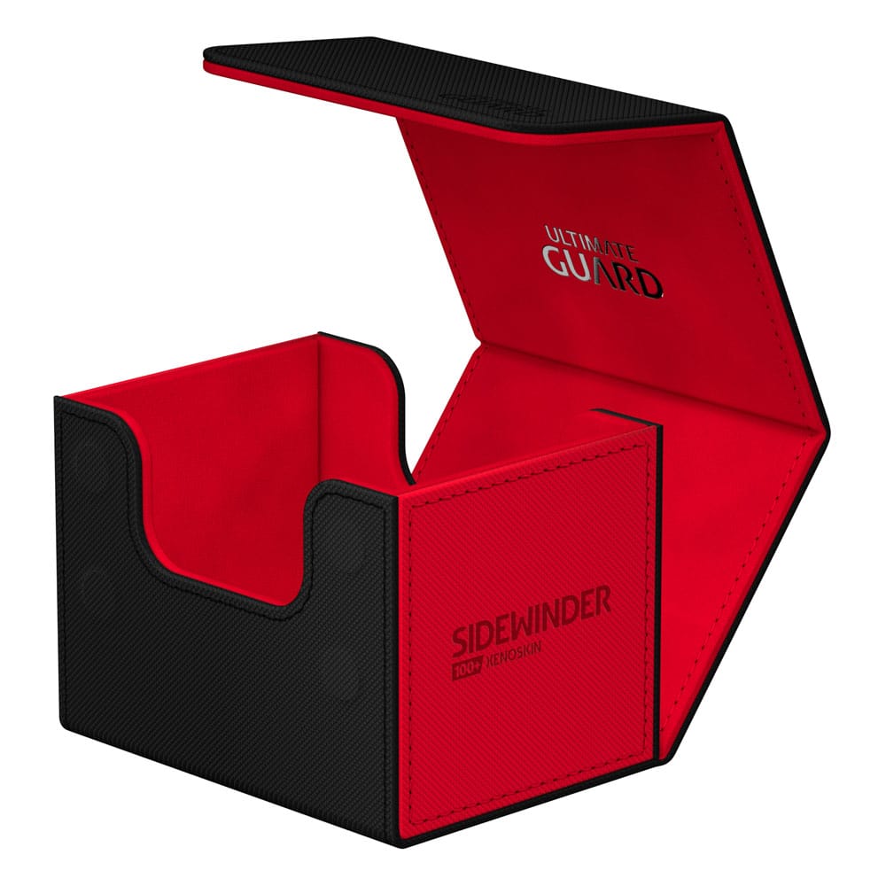 Ultimate Guard - Deckbox: Sidewinder 100+ Xenoskin Black/Red