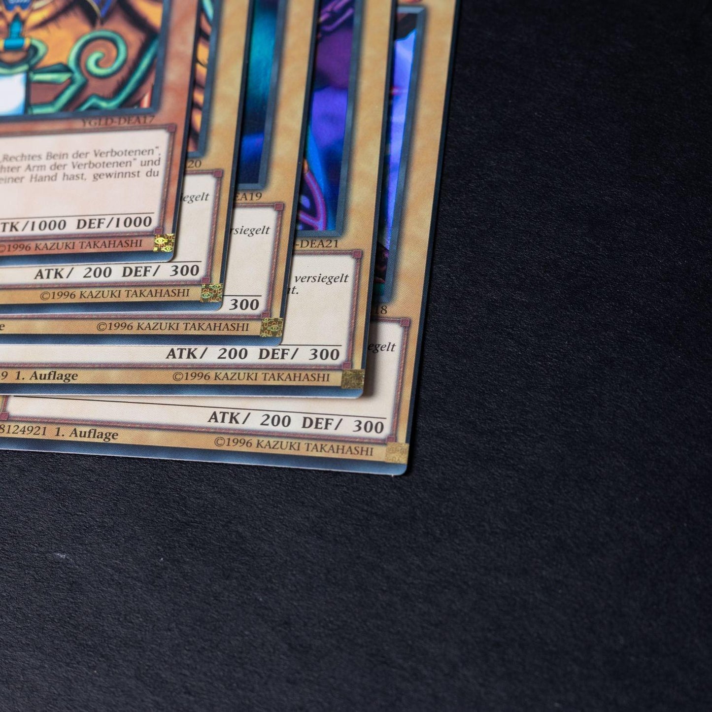 Yu-Gi-Oh! TCG - Exodia MISCUT - Alle 5 Teile komplett aus YGLD - 1. Auflage