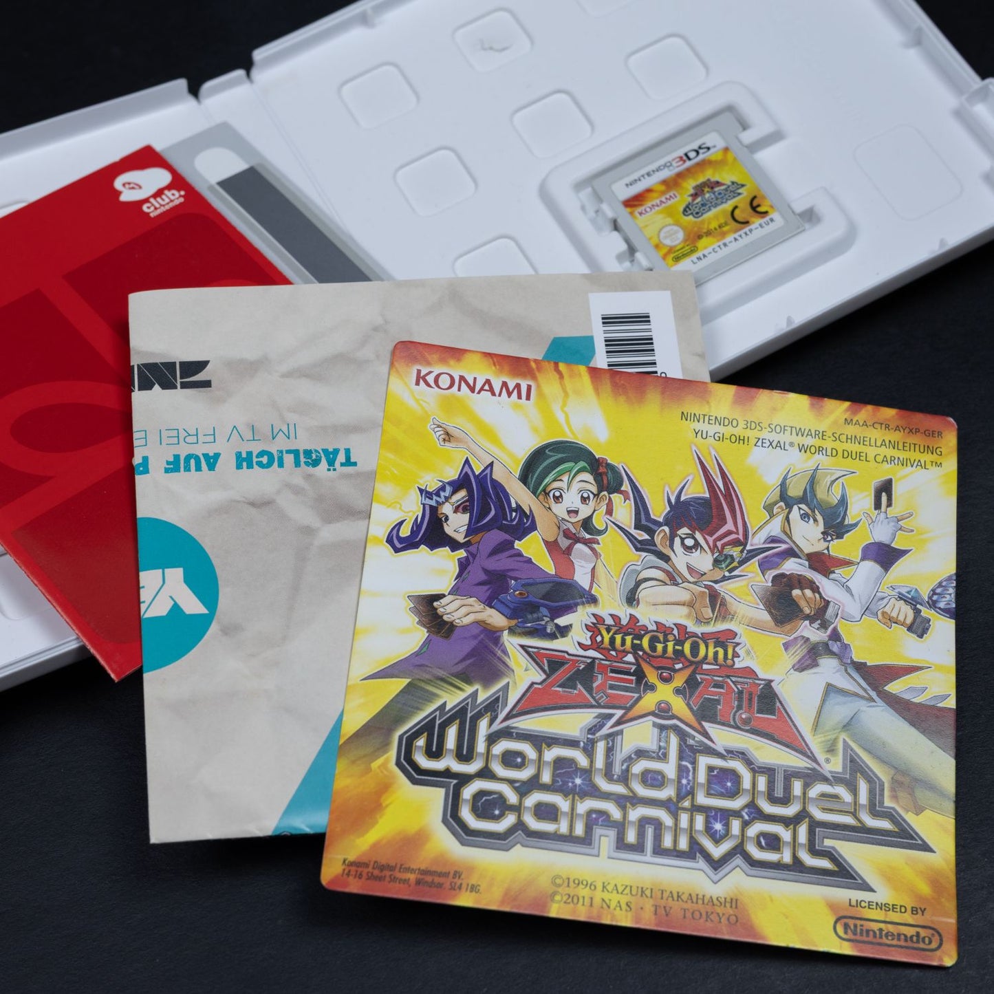 Yu-Gi-Oh! Zexal World Duel Carnival - Nintendo 3DS - CiB - Zustand Sehr Gut