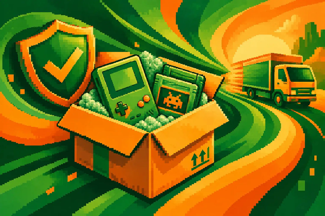 Retro Spiele sicher versenden ohne Transportrisiko