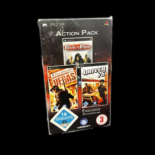 Action Pack - PSP Playstation Portable - Spielesammlung - Zustand okay