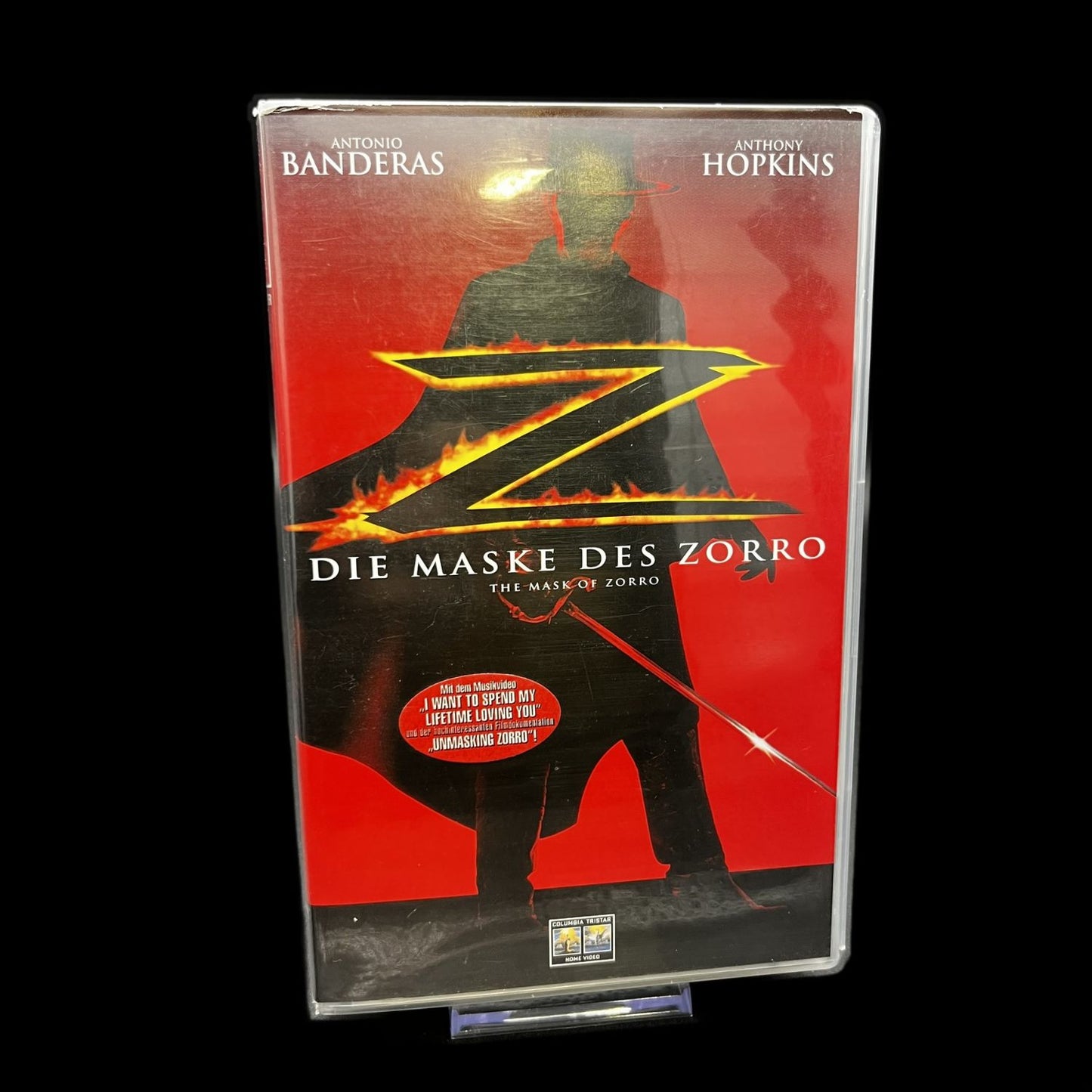 Die Maske des Zorro - Actionfilm - Antonio Banderas - VHS - Top Zustand