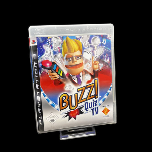 Buzz Quiz TV - Ohne Buzzer - Sony Playstation PS 3 - PAL - Zustand sehr gut