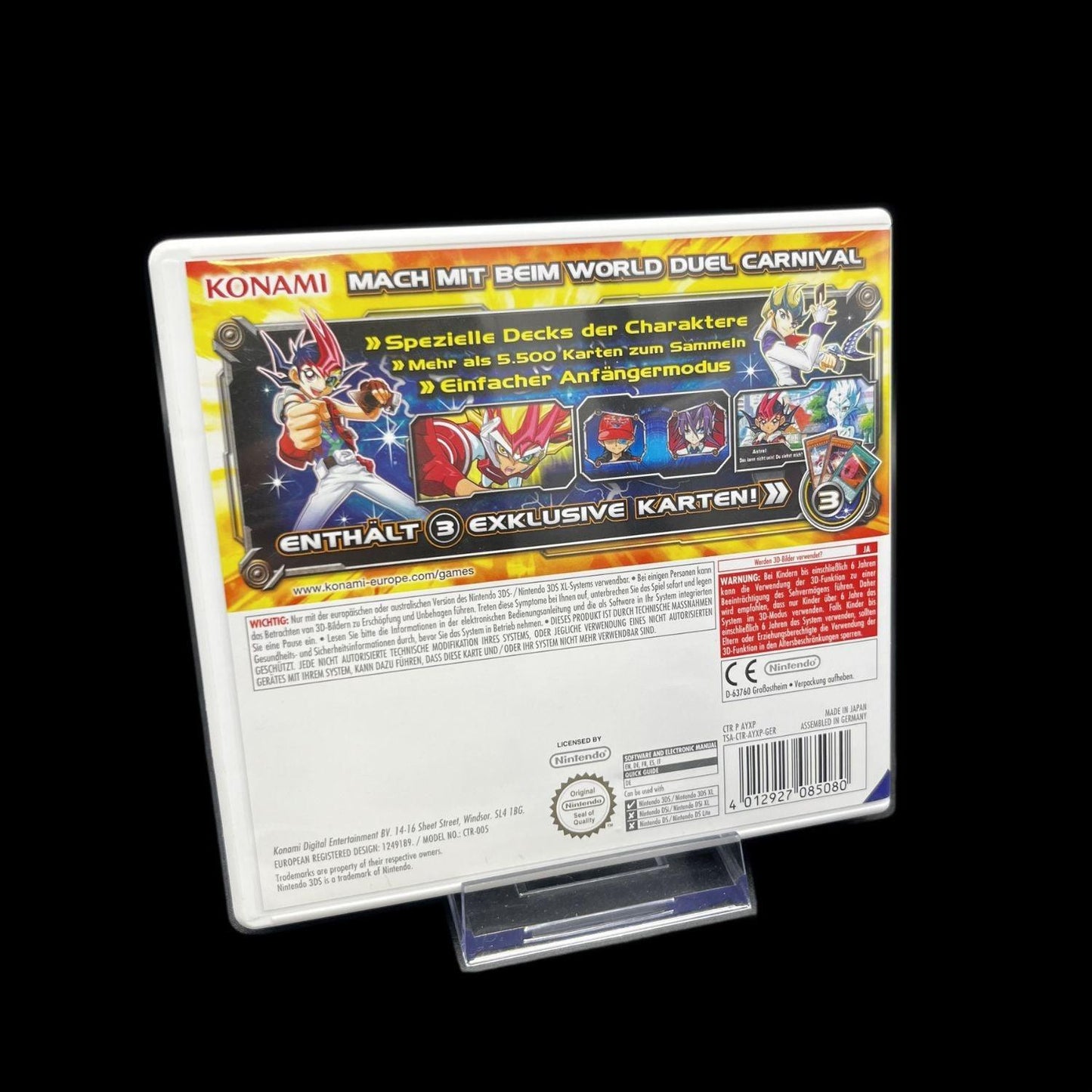 Yu-Gi-Oh! - Zexal World Duel Carnival - Nintendo 3DS - PAL - Zustand Sehr Gut